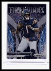 2021 Panini Prizm #F-24 Justin Fields Fireworks - Picture 1 of 2