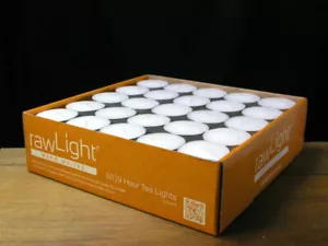 TEA LIGHT CANDLES 50 Pack 8-9 Hour White Unscented - Picture 1 of 2