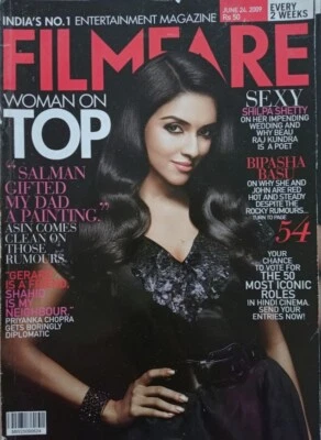 Filmfare  June 24,  2009* Bollywood Rare Magazine - Image 1 of 4