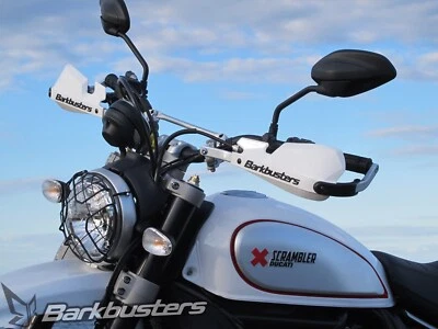 Комплект цевья Barkbusters VPS, белый, скремблер Ducati 1100, пустынные санки BHG-067 - Изображение 1 из 4