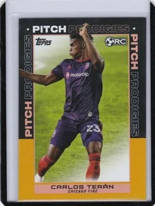 2021 Topps MLS Gold Parallel #194 Carlos Teran Prodigies RC - Chicago - 08/50 - Bild 1 von 1
