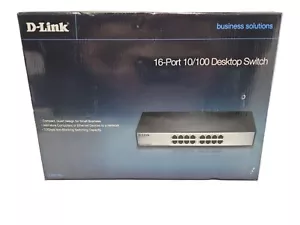 Commutateur de bureau D-Link 16 ports montable en rack DSS-16+ - Photo 1/8