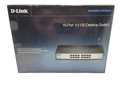 D-Link 16-Ports Rack Mountable Desktop Switch DSS-16+ - Image 1 of 4