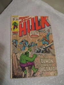 THE INCREDIBLE HULK vol 1 #133 G-VG condition marvel comic 1970 - Picture 1 of 3