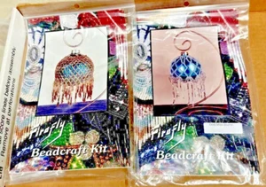2 Firefly Ornament Bead Craft Kit Gold Art Deco Make it Yourself Vtg 2000 (2/11) - Picture 1 of 5