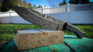TFK T17.6 Fixed Blade Knife - Hemlock Customs Limited Edition  - Picture 1 of 9