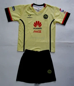 Boy's Aguilas America Soccer Uniform, New Sport Yellow Navy 2016 Unbranded Sz 12 - Picture 1 of 3
