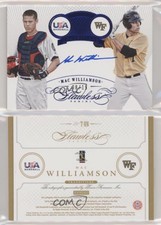 2016 Panini Flawless Transitions Sapphire /15 Mac Williamson Rookie Auto RC