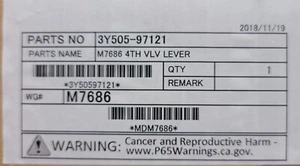 OEM Kubota M7686 3Y505-97121 4th Lever Valve X5 - Picture 1 of 4