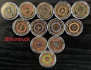 2021 New Releases UNC $2 coin collection 12 Coins Capsule Olympic Wiggles Ambo - Foto 1 di 2