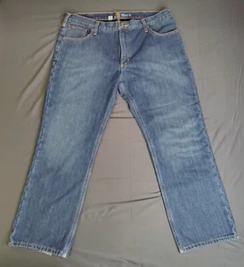 Carhartt Relaxed Fit Fleece Flannel Lined Jeans Mens 40x30 Warm Work Pants Denim - Picture 1 of 10