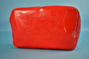 Christian LaCroix Rouge Red Vinyl Makeup Bag by AVON - NEW- SEALED - Picture 1 of 3