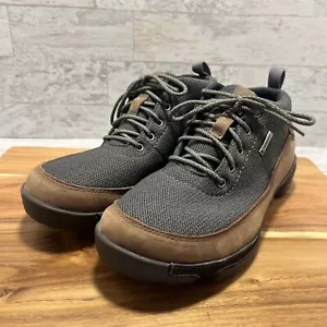 Scarpe da trekking Olukai Ua Kea da uomo taglia 8,5 in pelle marrone impermeabili - come nuove - Foto 1 di 11