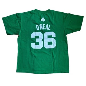 Shaquille O'Neal 36 Boston Celtics Addias T-Shirt Youth L (8-20) - Picture 1 of 9