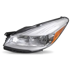 For 2013-2016 Ford Escape Halogen Chrome Left Driver Side Headlight Assembly - Picture 1 of 6