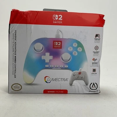 PowerA Advantage Wired Controller for Nintendo Switch 2 Lumectra - White - Image 1 of 4