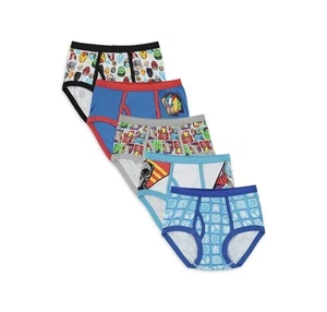 5-Pack Marvel AVENGERS Boy’s Size 8 Cotton Briefs Underwear • Assorted - Picture 1 of 4
