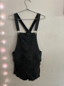 Shortalls Kids  Denim Overalls Size 20 Black - Picture 1 of 3