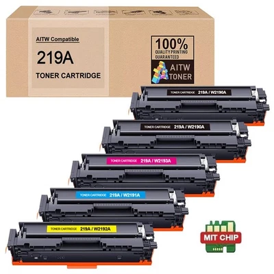MIT CHIP 219A Toner Kompatible HP 219A 219X HP Color Laserjet Pro MFP 3302FDWG - Bild 1 von 4