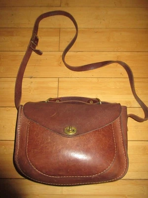 Bolso de mano Howl and Hide Parkway de cuero marrón hecho a mano EE. UU. Indianápolis Foto 1 de 4