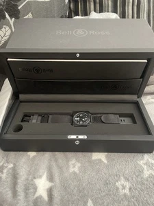 BELL AND ROSS MENS WATCH BR03-92 FULL SET MINT & UNWORN FREEPOST UK - Picture 1 of 9