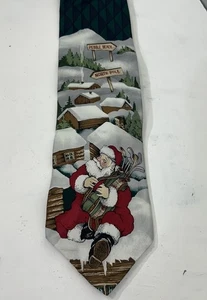 WEIHNACHTEN Santa Golf Golf Krawatte Krawatte Urlaub Party Kiesstrand Nordpol - Bild 1 von 13