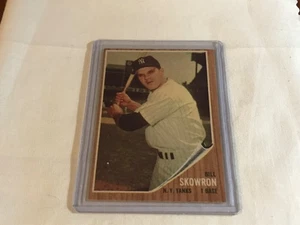 Bill Skowron 1962 Topps de béisbol #110 ExMt tinte verde - Imagen 1 de 2