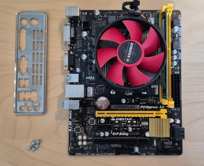 BIOSTAR A70MD PRO mATX Mainboard | AMD A8-5600K 3,6 GHz | 8gb DDR3 RAM | Bundle - Bild 1 von 4