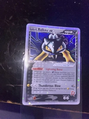 Rocket's Raikou ex 108/107 Deoxys Holo NM/MP - Image 1 of 4