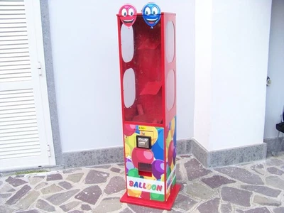 Distributore Palline Vintage grande altezza 171 cm - gettoniera 2 euro - Immagine 1 di 4