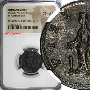 ROMAN EMPIRE,Probus,AD 276-282 BI Aurellanianus / PIAETAS  NGC Ch AU (043) - Picture 1 of 4