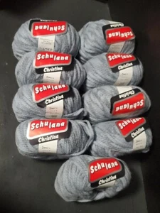 Schulana Christina Wool Nylon Yarn 3 Skeins (Donut Balls) color 6 - Picture 1 of 3