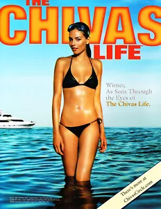 CHIVAS REGAL WHISKY AD #47 VERY RARE 2006 OUT OF PRINT BACK COVER - Imagen 1 de 2