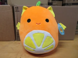 Squishmallow Barnet the Orange Citrus Fruit Bat 12" Plush 2023 Exclusive NEW - Picture 1 of 5