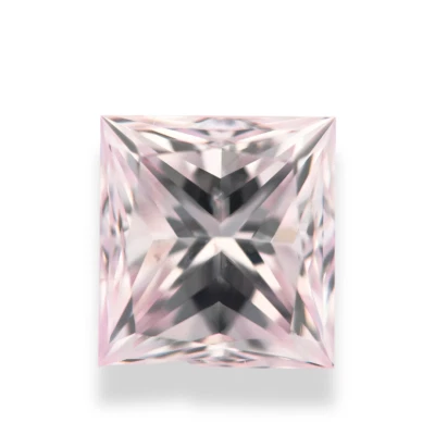Pink Diamond – 0.83ct Natural Loose Fancy Faint Pink Color Diamond GIA Princess - Image 1 of 4