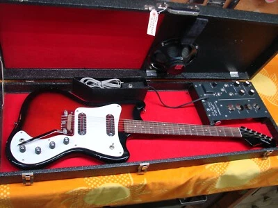 1966 Silvertone 1452L Solid Body Electric Guitar Amp in Case Danelectro Dano - Image 1 of 4