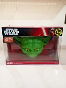 Disney Star Wars Yoda 3D Deco Light *BRAND NEW IN BOX* - Picture 1 of 11