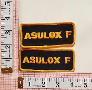 Asulox F Herbicide Agriculture Jacket Vest Patch Applique Crest Crafts Lot 2 - Picture 1 of 1