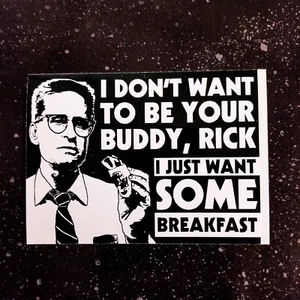 Pegatina de vinilo impermeable Falling Down 4 x 2" [💪 HQ Durability] 1993 Buddy Rick - Imagen 1 de 4