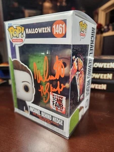 Nick Castle Signed Halloween Funko POP Michael Myers Behind The Hedge Beckett - Picture 1 of 11