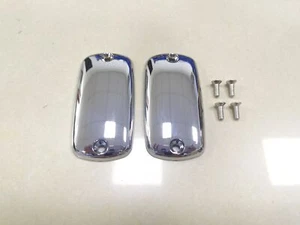 Chrome Master Cylinder Lids Cover For Honda Valkyrie1500 GL1500C GL1500CT 88-04 - Picture 1 of 6