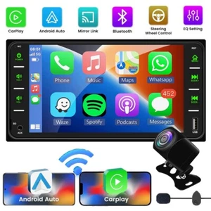7" Car Radio Apple CarPlay Android Auto GPS Stereo For Toyota 4Runner 2003-2009 - Picture 1 of 15