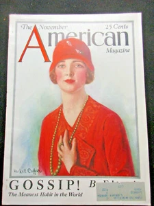 THE AMERICAN Magazine Nov 1927 HASKELL COFFIN Color Ads ELLIS PARKER BUTLER   - Imagen 1 de 11