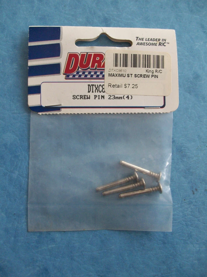 GENUINE DURATRAX 8610 SCREW PIN 23MM (4) MAXIMUM ST STADIUM DTXC8610 NIP - Image 1 of 1