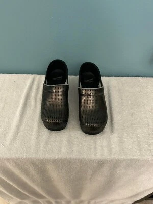 Zuecos sin cordones Dansko bronce lentejuelas zapatos profesionales para mujer EU 38 US 7.5 Foto 1 de 4