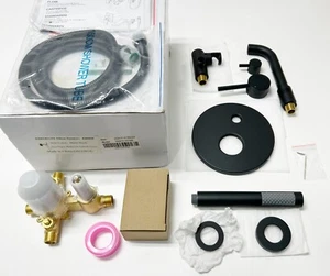 Rbrohant Complete Shower System with Rough-In Valve Matte Black RB0858 Tub - Picture 1 of 7