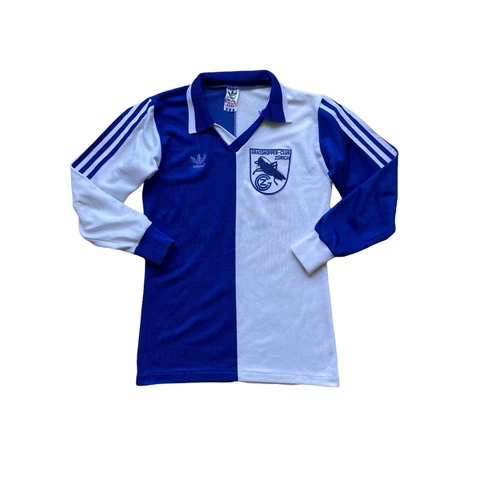 Vintage Adidas Grasshopper Club Zurich 80s Long Sleeve Retro Jersey Size S Cover