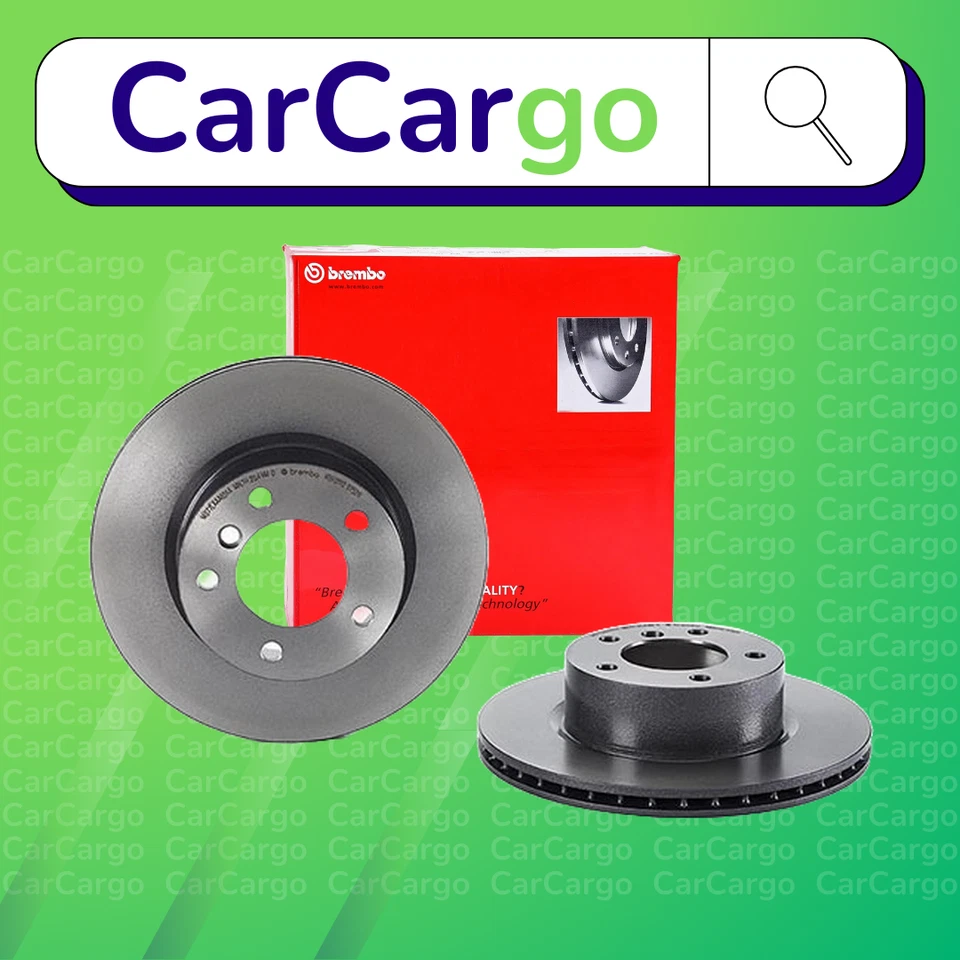 Brembo Vented Front Brake Discs Pair For BMW 1 Series 118i 2006-2013 292 mm - Image 1 of 4