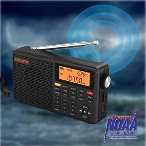 XHDATA D-109WB FM ST/MW/LW/SW/NOAA Bluetooth Digital Portable Global Band Radio - Picture 1 of 11