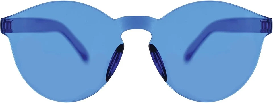 Gafas sin marco traje para ti mismo disfraz de Halloween accesorio 9 COLORES Foto 1 de 1